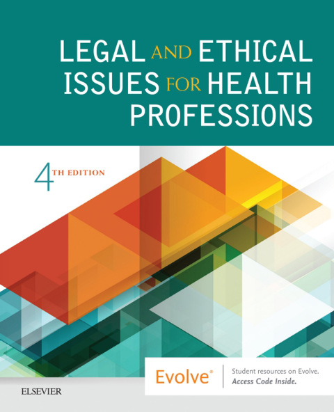 Cover image for book Legal and Ethical Issues for Health Professions Elsevier eBook on VitalSource