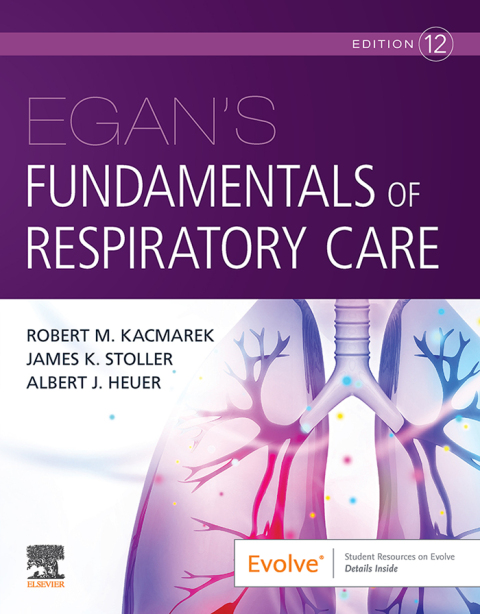 Cover image for book Egan's Fundamentals of Respiratory Care Elsevier eBook on VitalSource