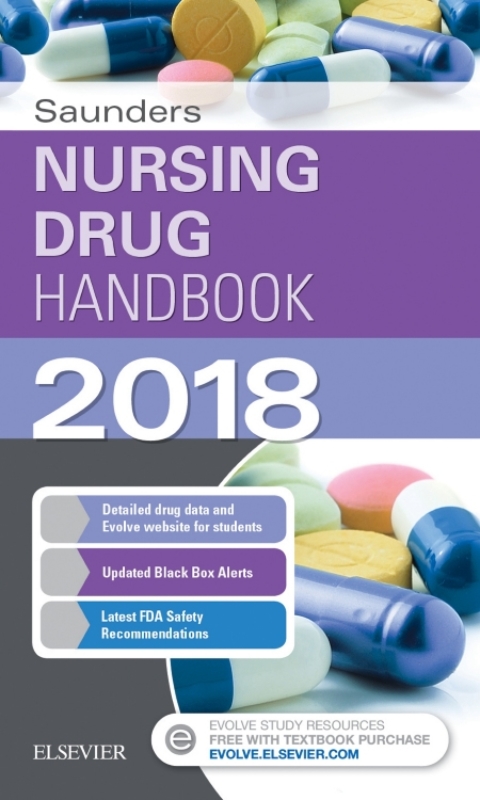 Cover image for book Saunders Nursing Drug Handbook 2018