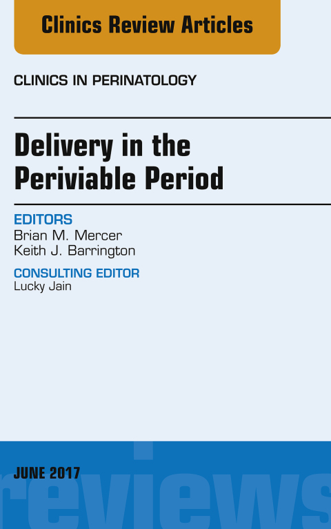 Cover image for book Delivery in the Periviable Period, An Issue of Clinics in Perinatology