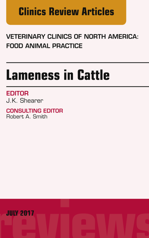 Cover image for book Lameness in Cattle, An Issue of Veterinary Clinics of North America: Food Animal Practice