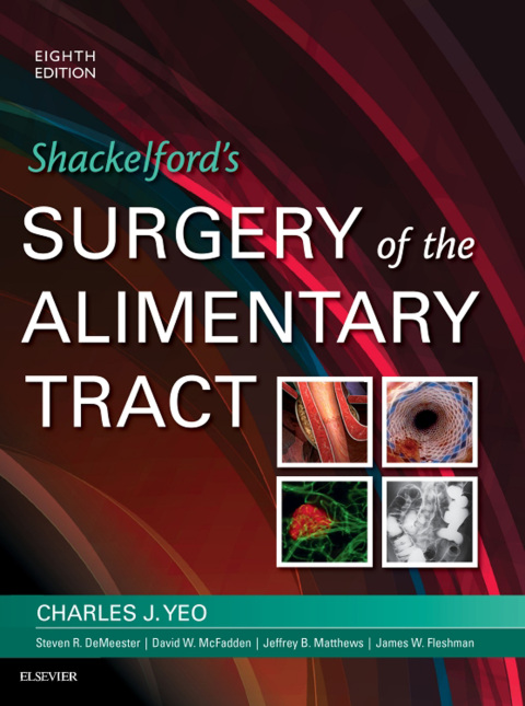 Cover image for book Shackelford's Surgery of the Alimentary Tract, E-Book