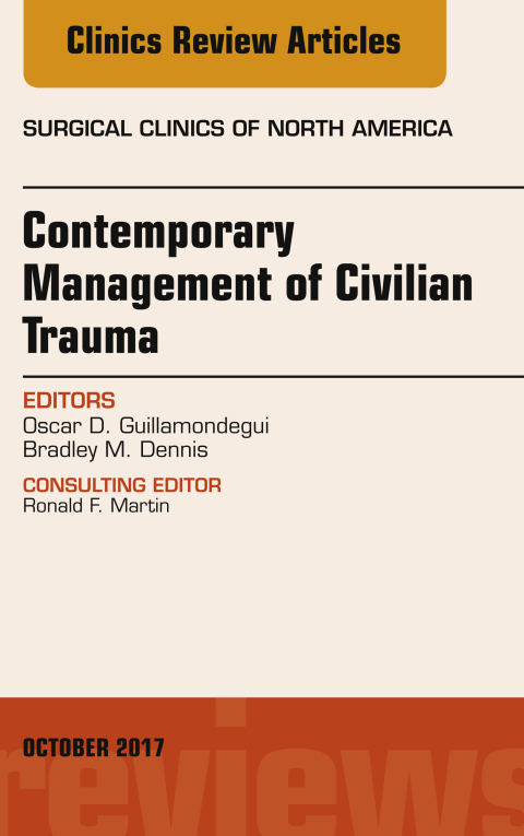 Cover image for book Trauma, An Issue of Surgical Clinics