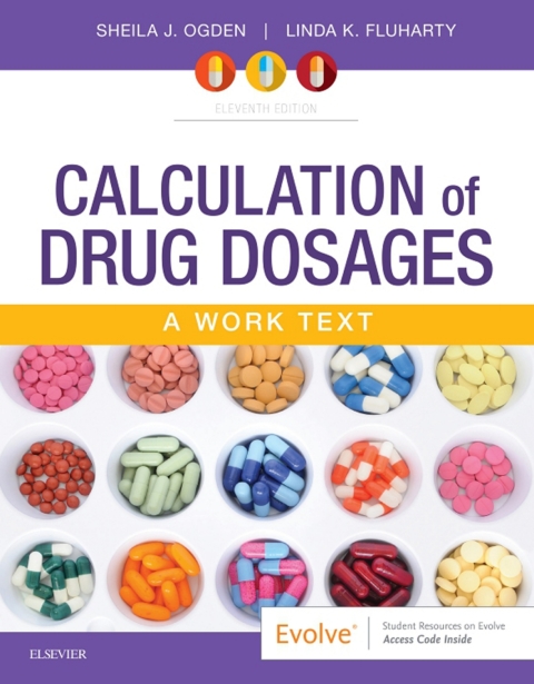 Cover image for book Calculation of Drug Dosages Elsevier eBook on VitalSource