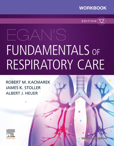 Cover image for book Workbook for Egan's Fundamentals of Respiratory Care Elsevier eBook on VitalSource