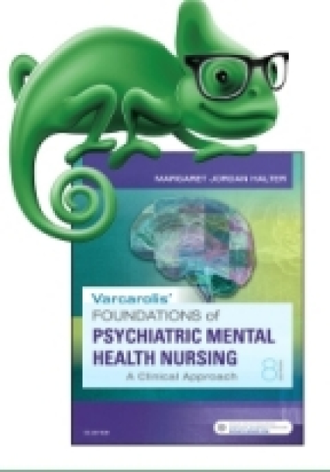 Cover image for book Elsevier Adaptive Quizzing for Halter Varcarolis' Foundations of Psychiatric-Mental Health Nursing