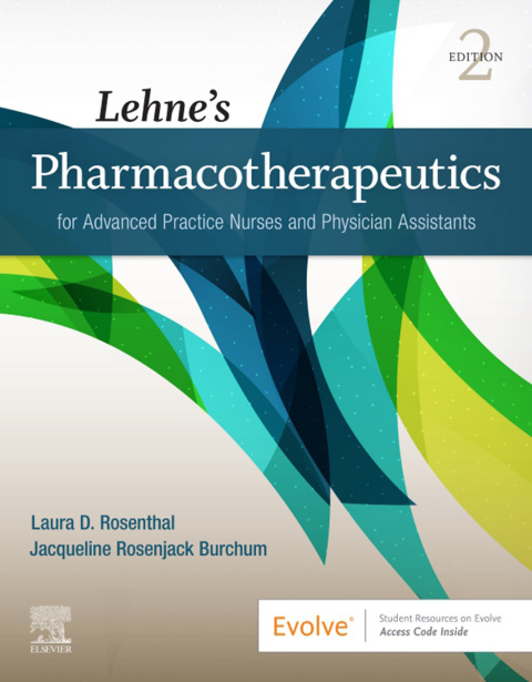 Cover image for book Lehne’s Pharmacotherapeutics for Advanced Practice Nurses and Physician Assistants