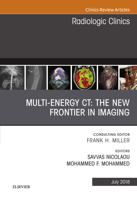 Cover image for book Multi-Energy CT: The New Frontier in Imaging, An Issue of Radiologic Clinics of North America