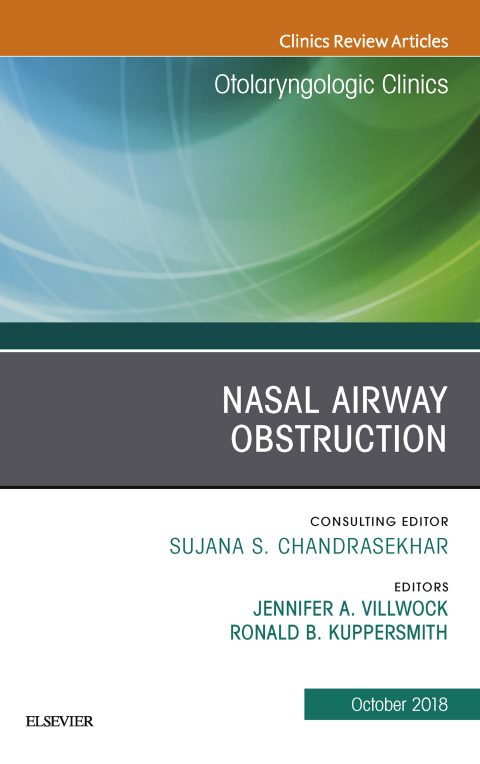 Cover image for book Nasal Airway Obstruction, An Issue of Otolaryngologic Clinics of North America