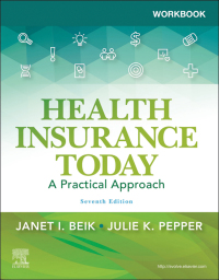 Imagen de portada: Workbook for Health Insurance Today 7th edition 9780323654289
