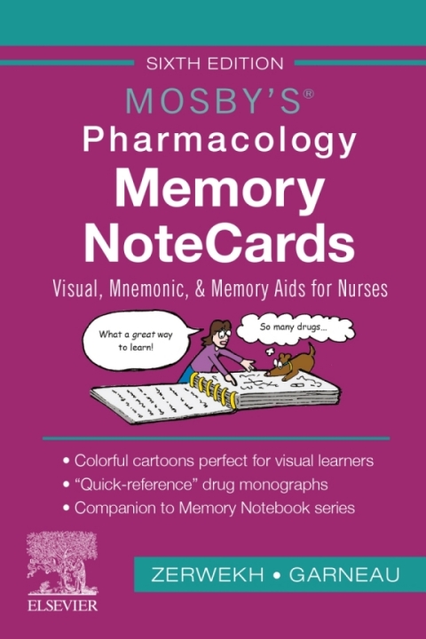 Cover image for book Mosby's Pharmacology Memory NoteCards - Elsevier eBook on VitalSource