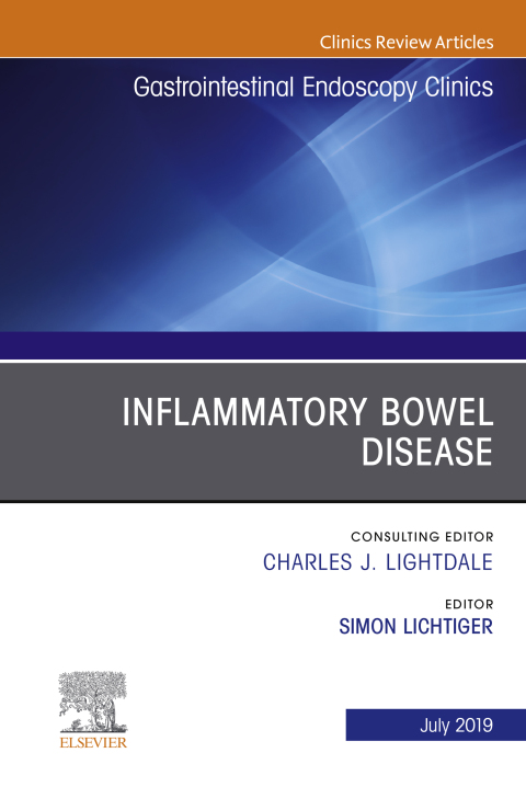 Cover image for book Inflammatory Bowel Disease, An Issue of Gastrointestinal Endoscopy Clinics