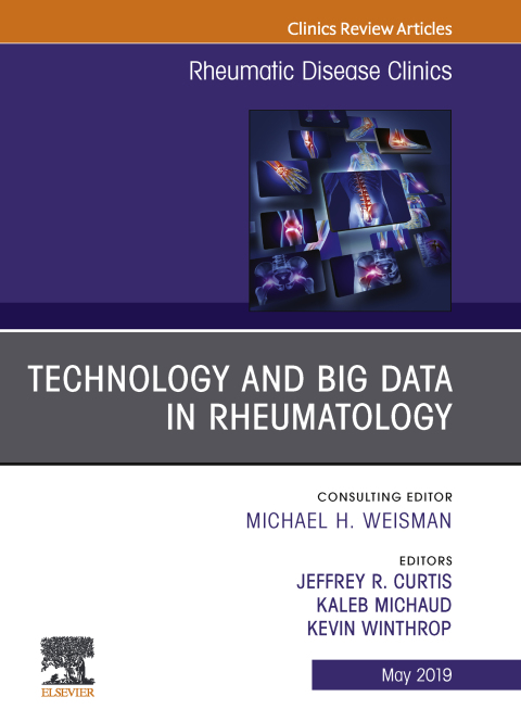 Cover image for book Technology and Big Data in Rheumatology, An Issue of Rheumatic Disease Clinics of North America