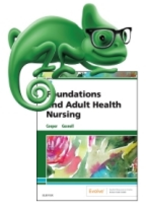 Cover image for book Elsevier Adaptive Quizzing for Foundations and Adult Health Nursing