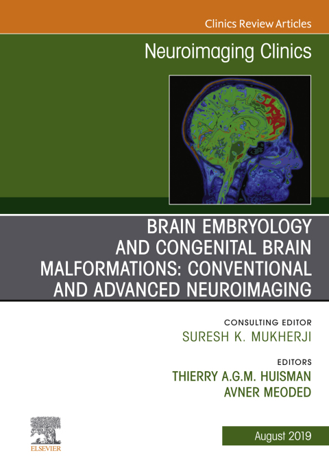 Cover image for book Brain Embryology and the Cause of Congenital Malformations, An Issue of Neuroimaging Clinics of North America