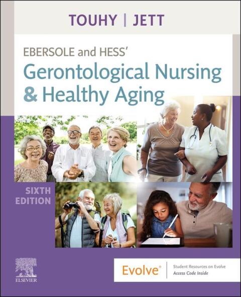 Cover image for book Ebersole and Hess' Gerontological Nursing & Healthy Aging