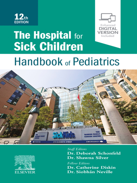Cover image for book The Hospital for Sick Children Handbook of Pediatrics