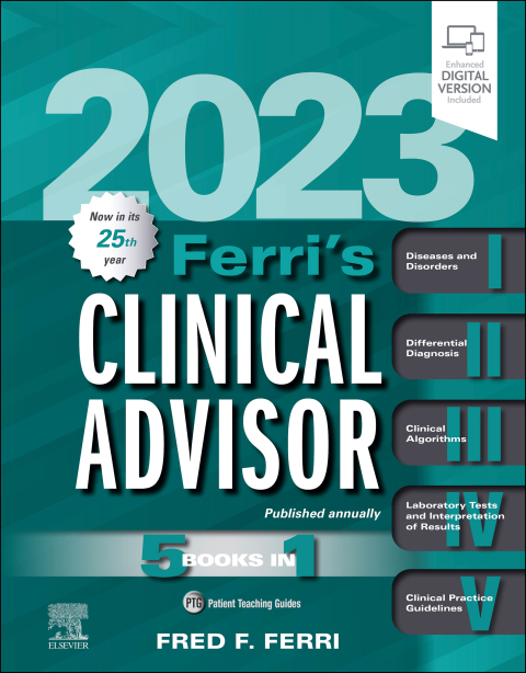 Cover image for book Ferri's Clinical Advisor 2023, E-Book