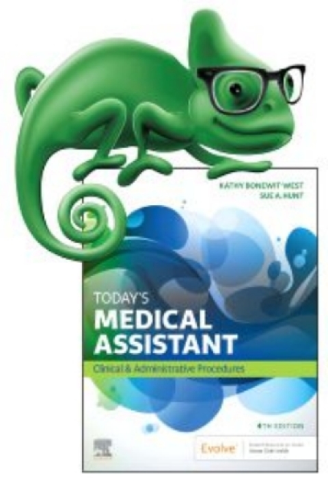 Cover image for book Elsevier Adaptive Quizzing for Today's Medical Assistant