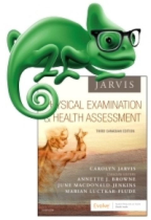 Cover image for book Elsevier Adaptive Quizzing for Physical Examination and Health Assessment, Canadian