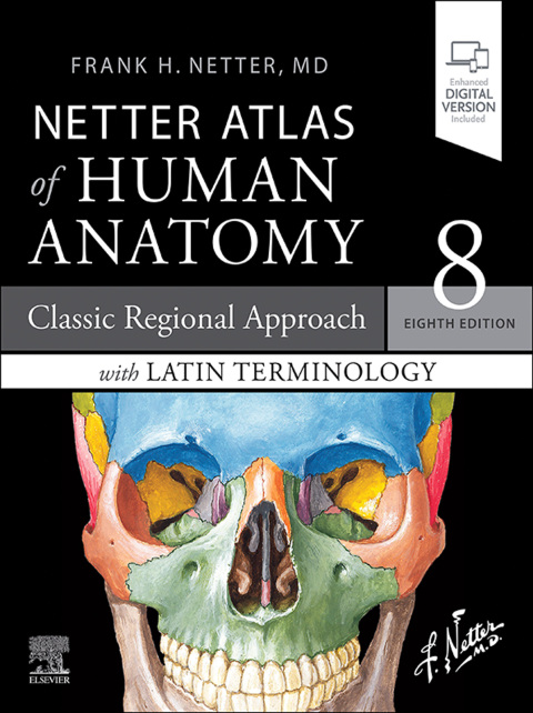 Cover image for book Netter Atlas of Human Anatomy: Classic Regional Approach with Latin Terminology