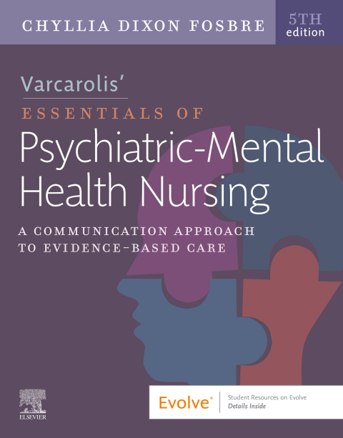 Cover image for book Varcarolis’ Essentials of Psychiatric Mental Health Nursing