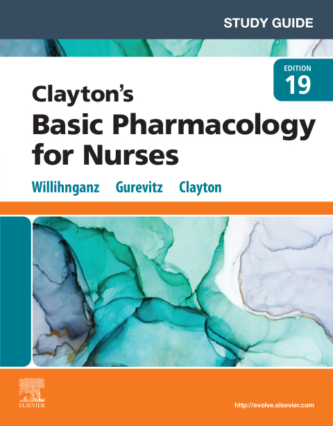 Cover image for book Study Guide for Clayton's Basic Pharmacology for Nurses