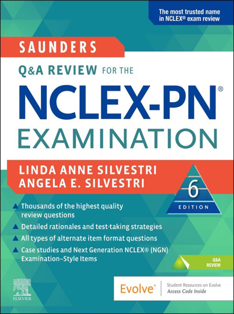 Cover image for book Saunders Q & A Review for the NCLEX-PN® Examination
