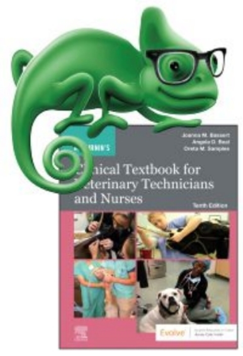 Cover image for book Elsevier Adaptive Quizzing for McCurnin's Clinical Textbook for Veterinary Technicians