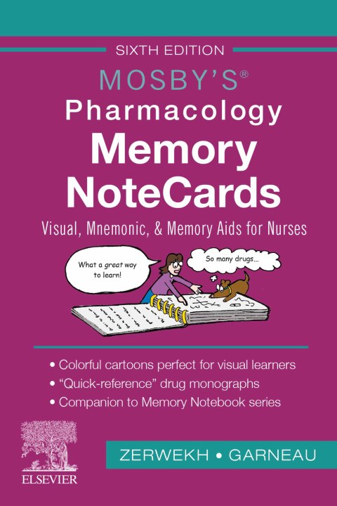 Cover image for book Mosby's Pharmacology Memory NoteCards