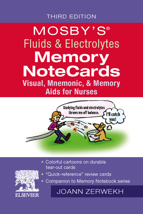 Cover image for book Mosby's® Fluids & Electrolytes Memory NoteCards - E-Book