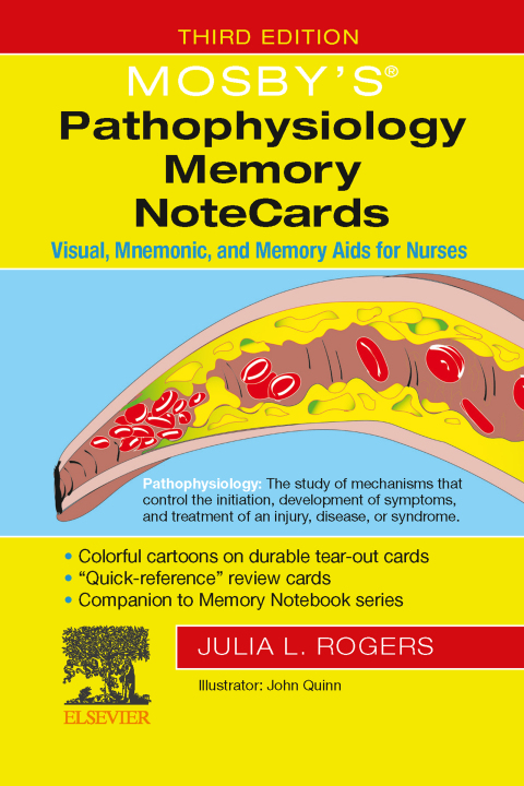 Cover image for book Mosby's® Pathophysiology Memory NoteCards
