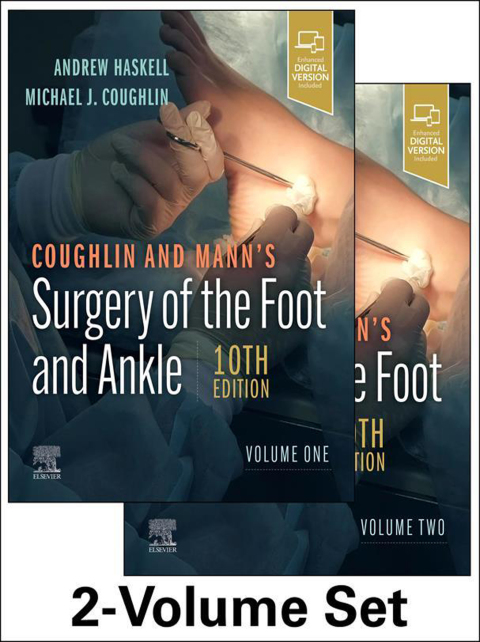 Cover image for book Coughlin and Mann's Surgery of the Foot and Ankle