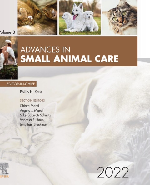 Cover image for book Advances in Small Animal Care, 2022