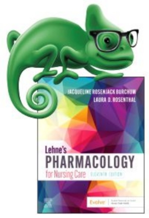 Cover image for book Elsevier Adaptive Quizzing for Lehne's Pharmacology for Nursing Care