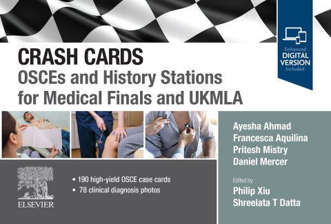 Cover image for book Crash Cards: OSCEs and History Stations for Medical Finals and UKMLA