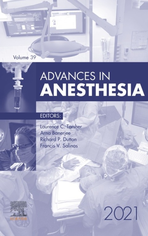 Cover image for book Advances in Anesthesia  2021