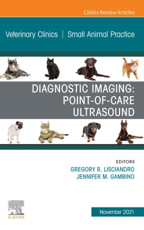 Cover image for book Diagnostic Imaging: Point-of-care Ultrasound, An Issue of Veterinary Clinics of North America: Small Animal Practice