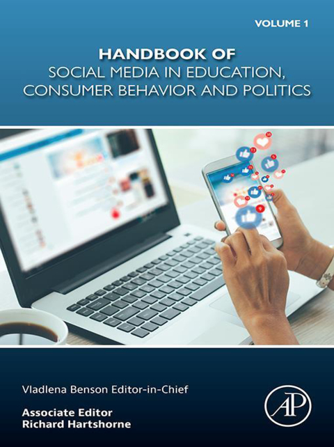 Cover image for book Handbook of Social Media in Education, Consumer Behavior and Politics, Volume 1