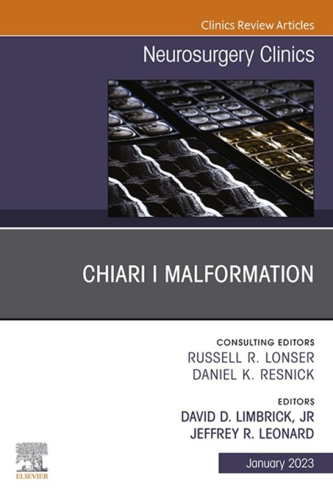 Cover image for book Chiari I Malformation, An Issue of Neurosurgery Clinics of North America