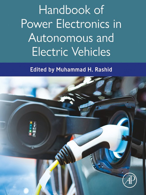 Cover image for book Handbook of Power Electronics in Autonomous and Electric Vehicles