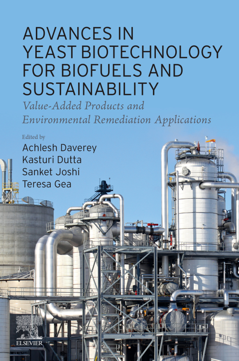 Cover image for book Advances in Yeast Biotechnology for Biofuels and Sustainability