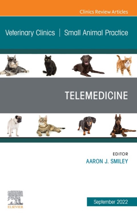 Cover image for book Telemedicine, An Issue of Veterinary Clinics of North America: Small Animal Practice