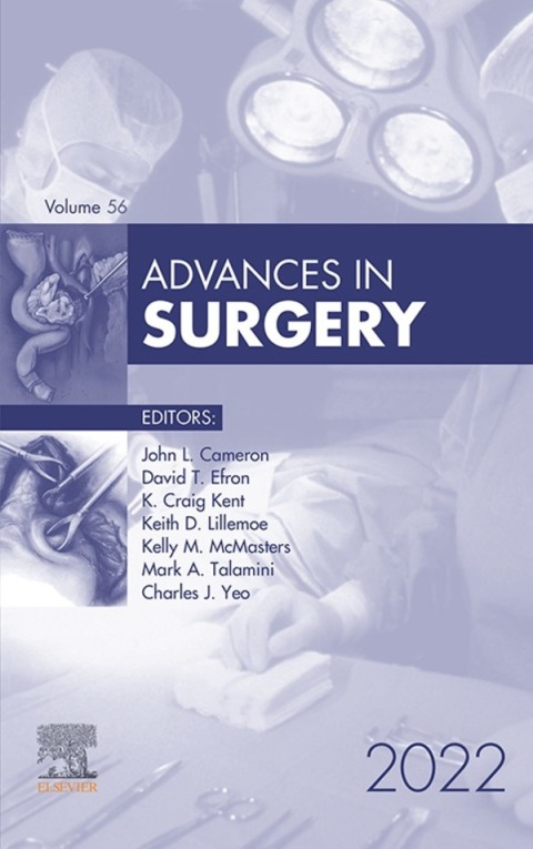 Cover image for book Advances in Surgery, 2022
