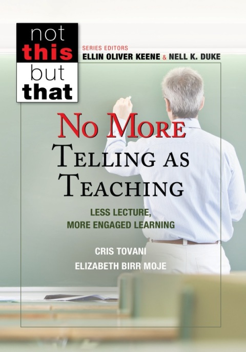 Cover image for book No More Telling as Teaching