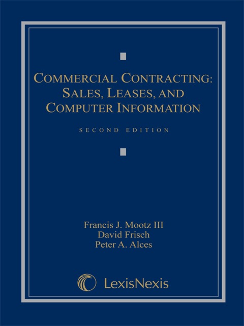 Cover image for book Commercial Contracting: Sales, Leases, and Computer Information