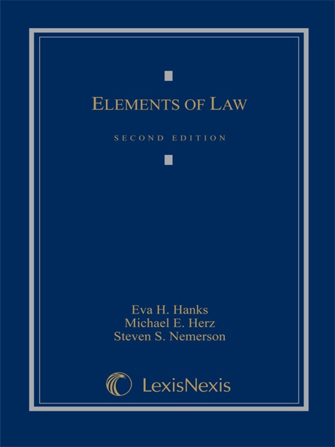 Cover image for book Elements of Law