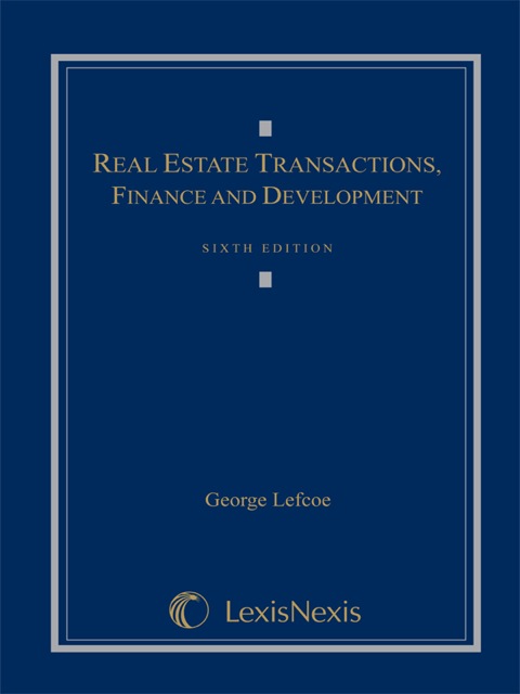 Cover image for book Real Estate Transactions, Finance, and Development