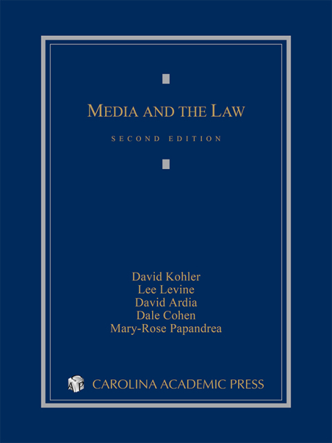 Cover image for book Media and the Law