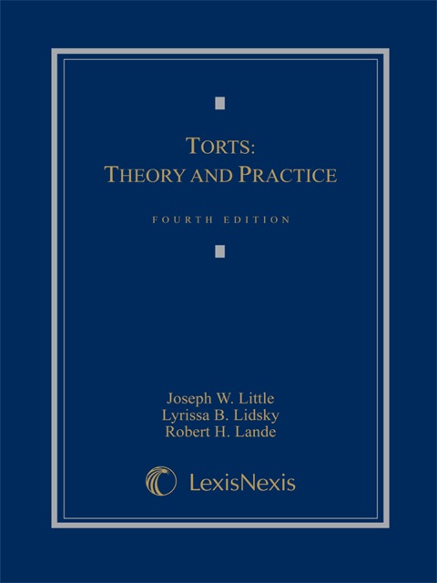 Cover image for book Torts: Theory and Practice